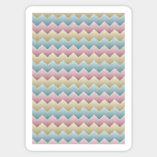 Pastel Chevron Sticker